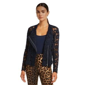 Kate & Mallory, Navy Crochet Cardigan